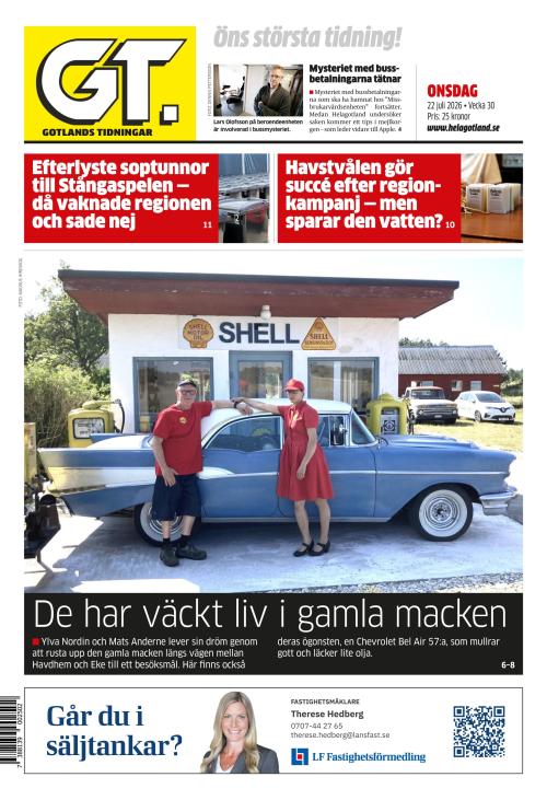 Gotlands Tidningar 22.7.2026