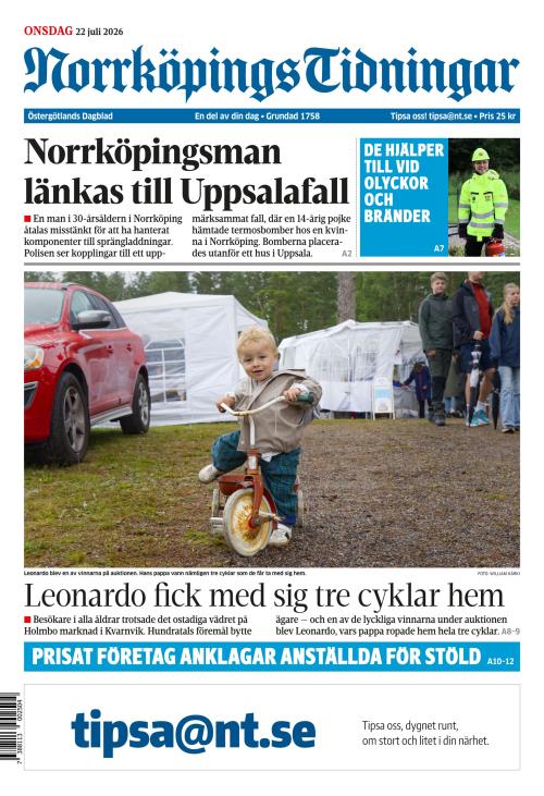 Norrköpings Tidningar 22.7.2026