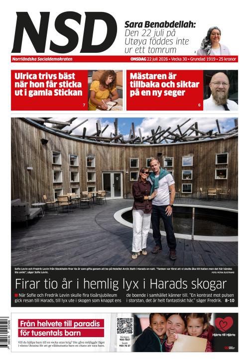 Norrländska Socialdemokraten 22.7.2026