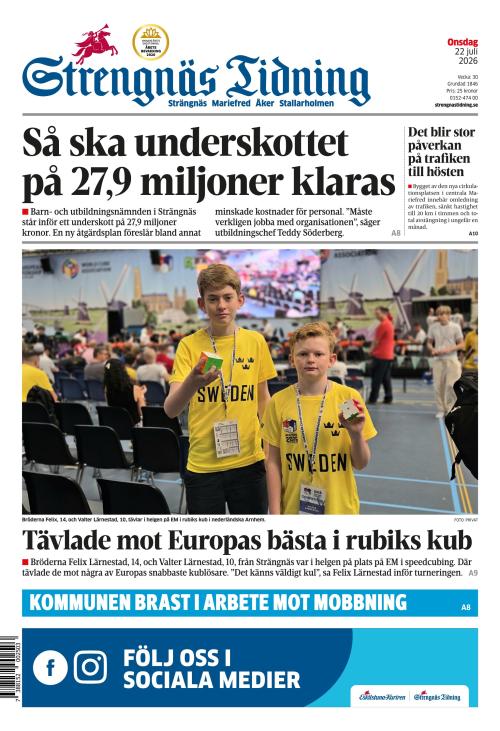 Strengnäs Tidning 22.7.2026