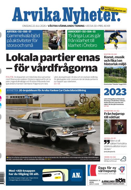 Arvika Nyheter 22.7.2026