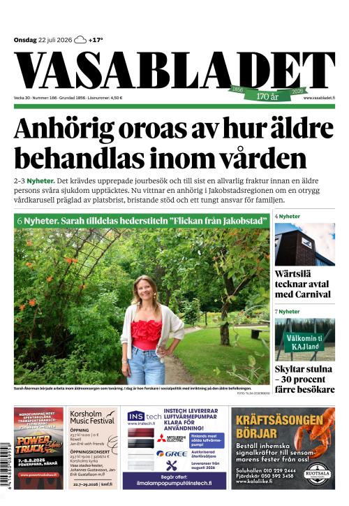 Vasabladet 22.7.2026