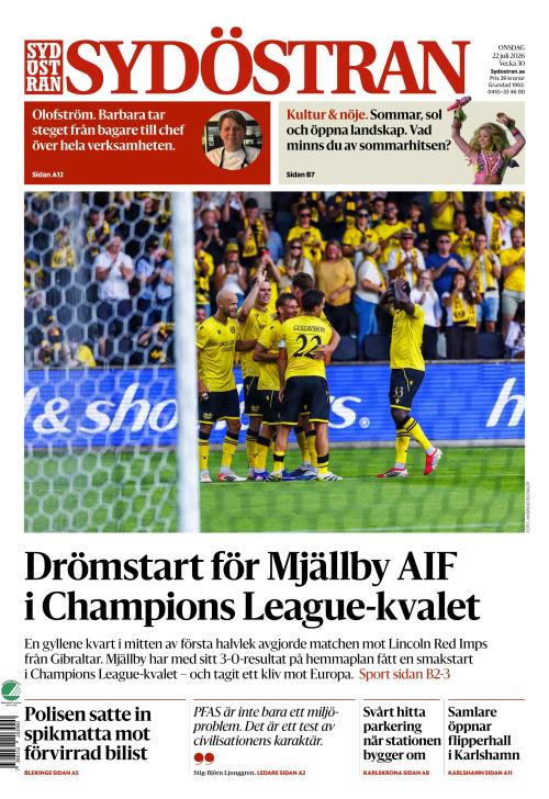 Sydöstran 22.7.2026