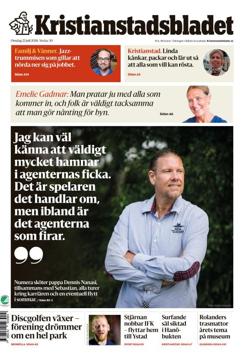 Kristianstadsbladet 22.7.2026