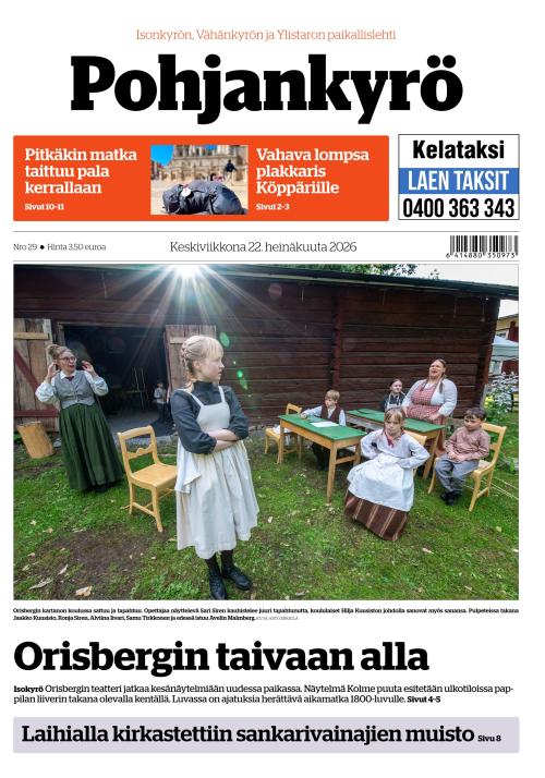 Pohjankyrö-lehti 22.7.2026