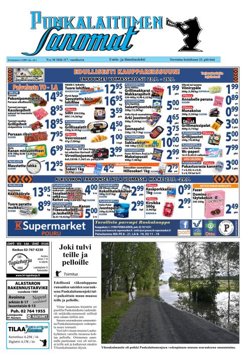 Punkalaitumen Sanomat 23.7.2026