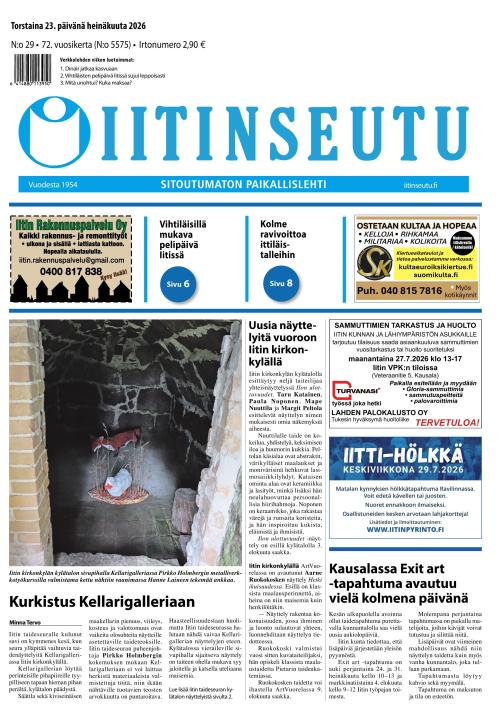 Iitinseutu 23.7.2026