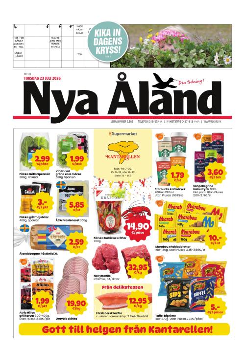 Nya Åland 23.7.2026