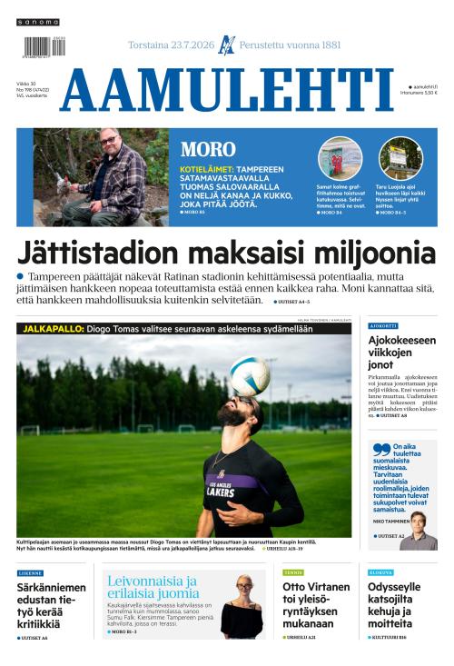 Aamulehti 23.7.2026