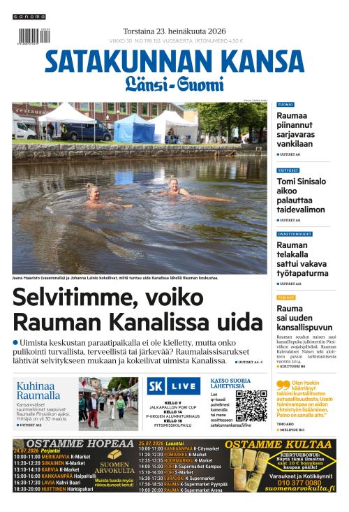 Satakunnan Kansa Länsi-Suomi 23.7.2026