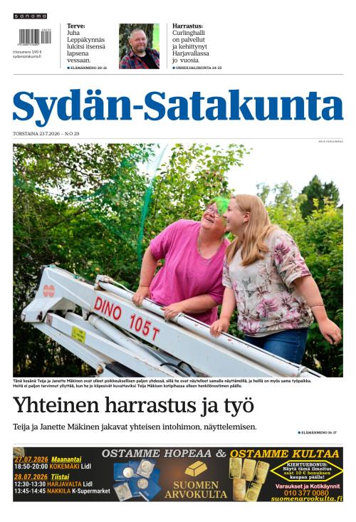 Sydän-Satakunta ja Jokilaakso 23.7.2026