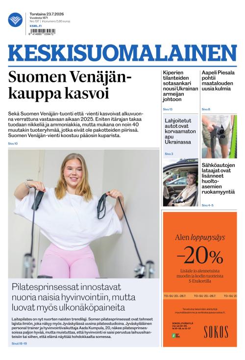 Keskisuomalainen 23.7.2026