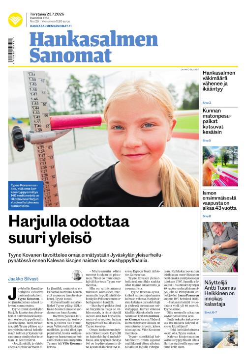 Hankasalmen Sanomat 23.7.2026