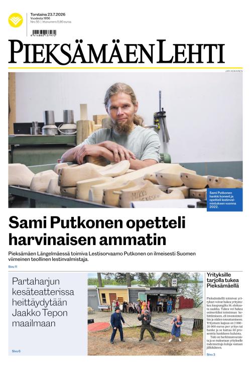 Pieksämäen lehti 23.7.2026