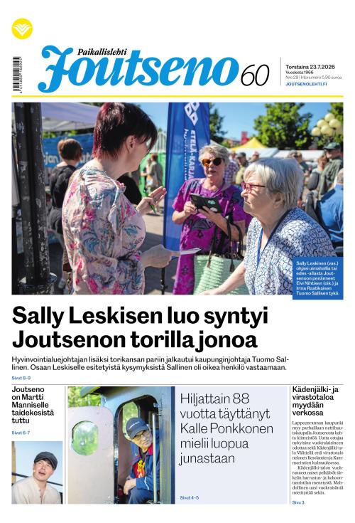 Paikallislehti Joutseno 23.7.2026