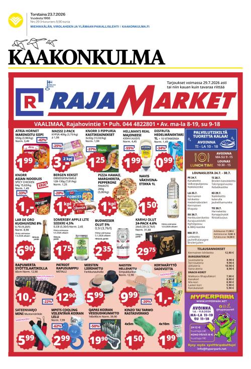 Kaakonkulma 23.7.2026
