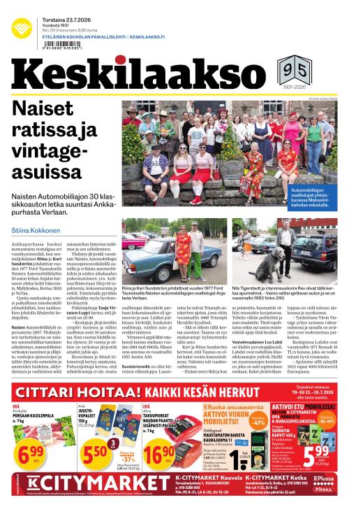 Keskilaakso 23.7.2026