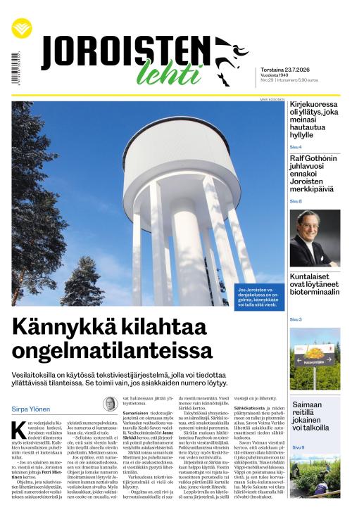 Joroisten Lehti 23.7.2026
