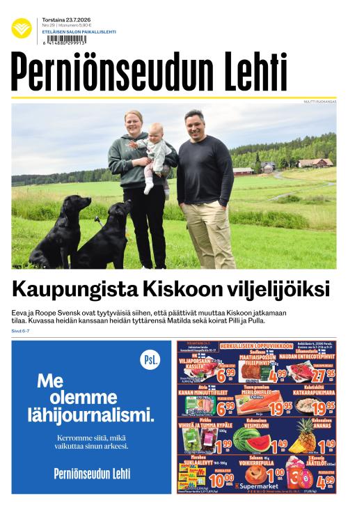 Perniönseudun Lehti 23.7.2026