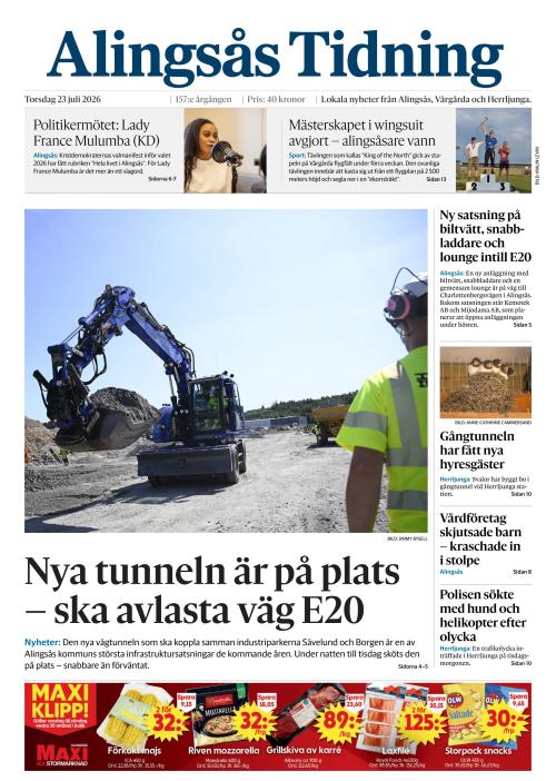 Alingsås Tidning 23.7.2026