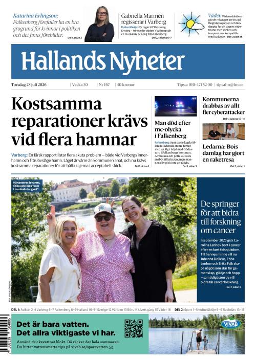 Hallands Nyheter 23.7.2026