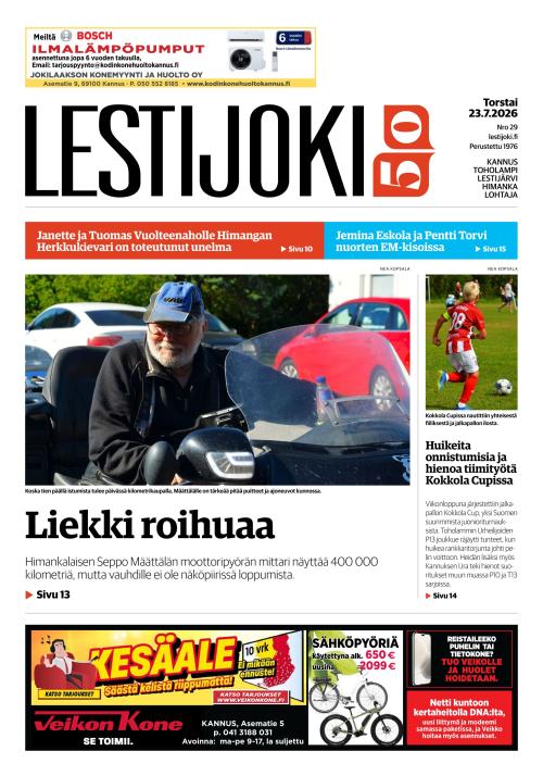Lestijoki-lehti 23.7.2026