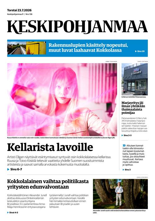 Keskipohjanmaa 23.7.2026