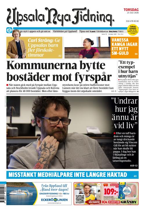 Upsala Nya Tidning 23.7.2026