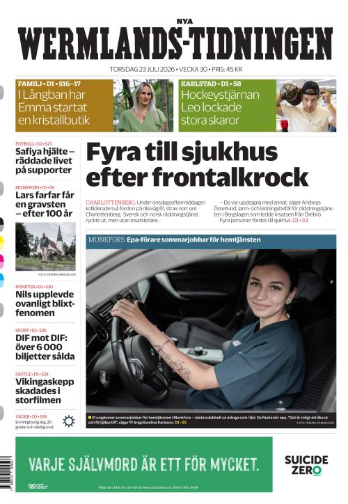 Nya Wermlands-Tidningen 23.7.2026