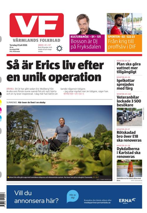 Värmlands Folkblad 23.7.2026