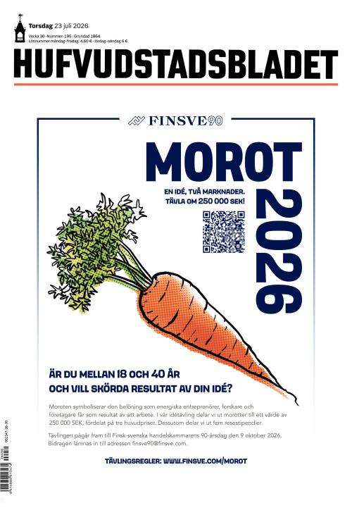 Hufvudstadsbladet 23.7.2026