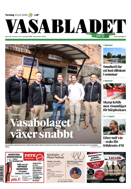 Vasabladet 23.7.2026