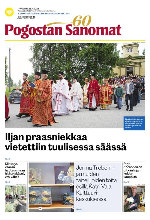 Pogostan Sanomat 23.7.2026