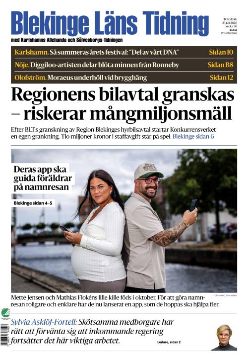 Blekinge Läns Tidning 23.7.2026
