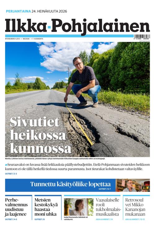 Ilkka-Pohjalainen 24.7.2026