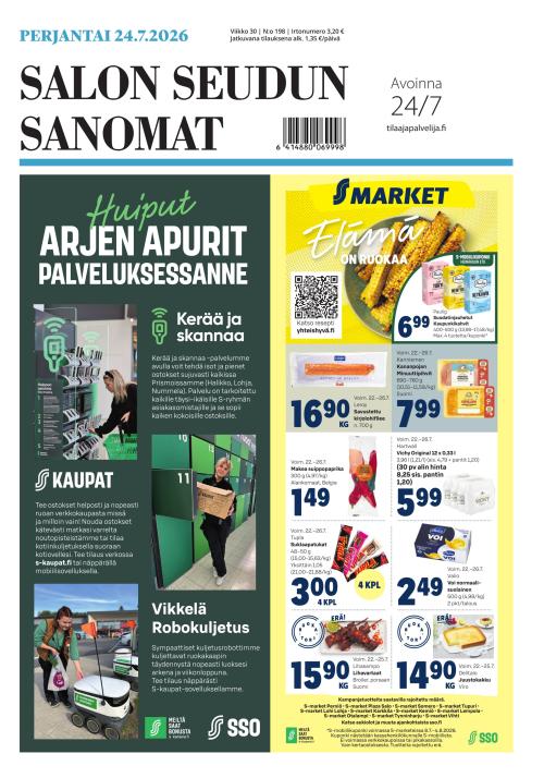 Salon Seudun Sanomat 24.7.2026
