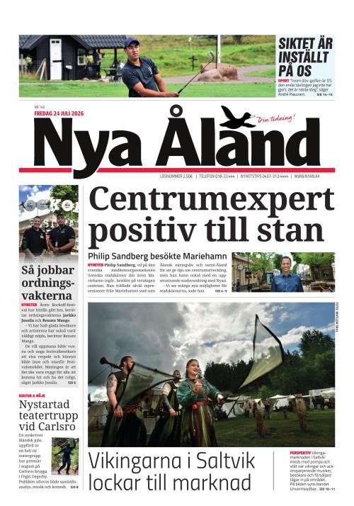 Nya Åland 24.7.2026