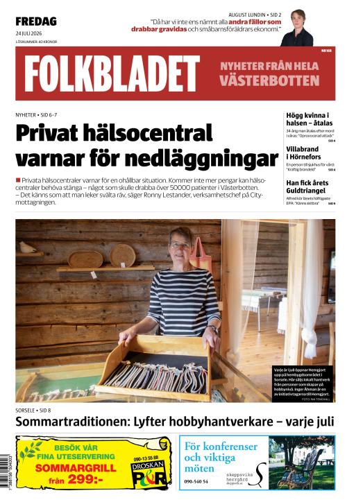 Folkbladet (Västerbotten) (SE) 24.7.2026