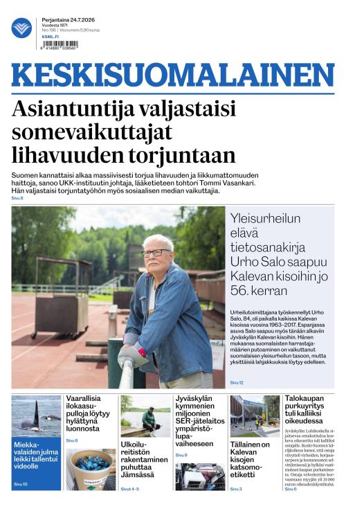 Keskisuomalainen 24.7.2026