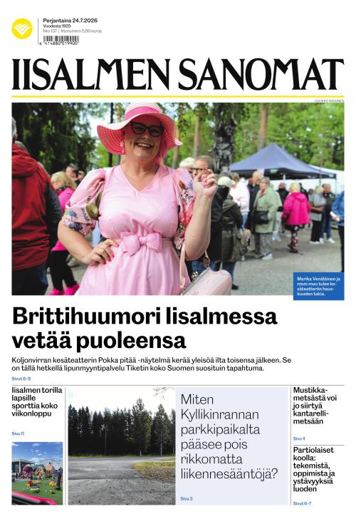 Iisalmen Sanomat 24.7.2026