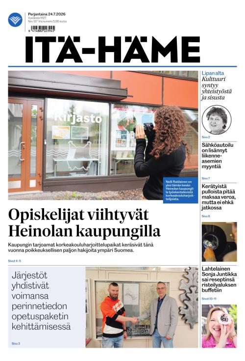 Itä-Häme 24.7.2026