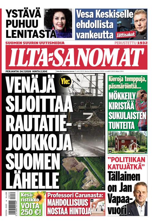 Ilta-Sanomat 24.7.2026