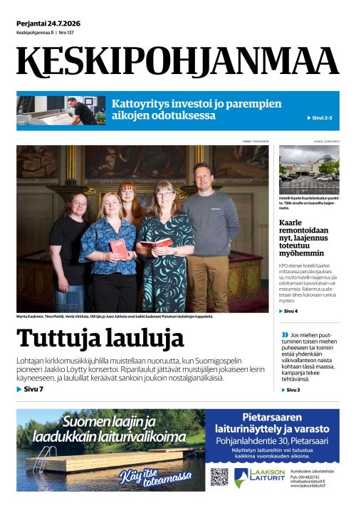 Keskipohjanmaa 24.7.2026