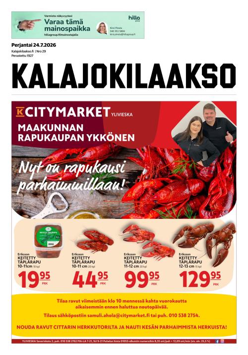Kalajokilaakso ja Kalajaska 24.7.2026