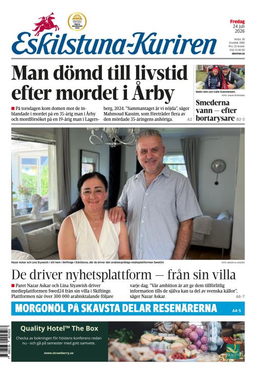 Eskilstuna-Kuriren 24.7.2026