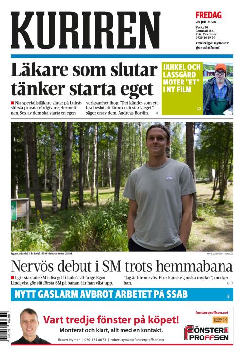 Norrbottens-kuriren 24.7.2026