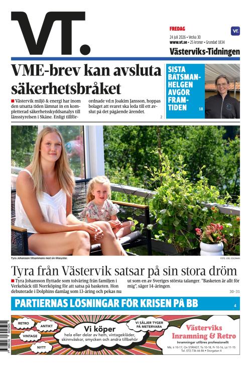 Västerviks-Tidningen 24.7.2026