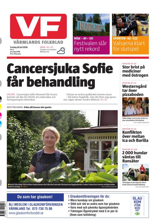 Värmlands Folkblad 24.7.2026