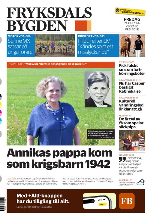 Fryksdals-Bygden 24.7.2026
