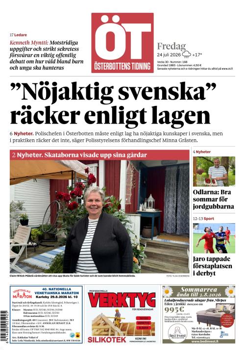 Österbottens Tidning 24.7.2026